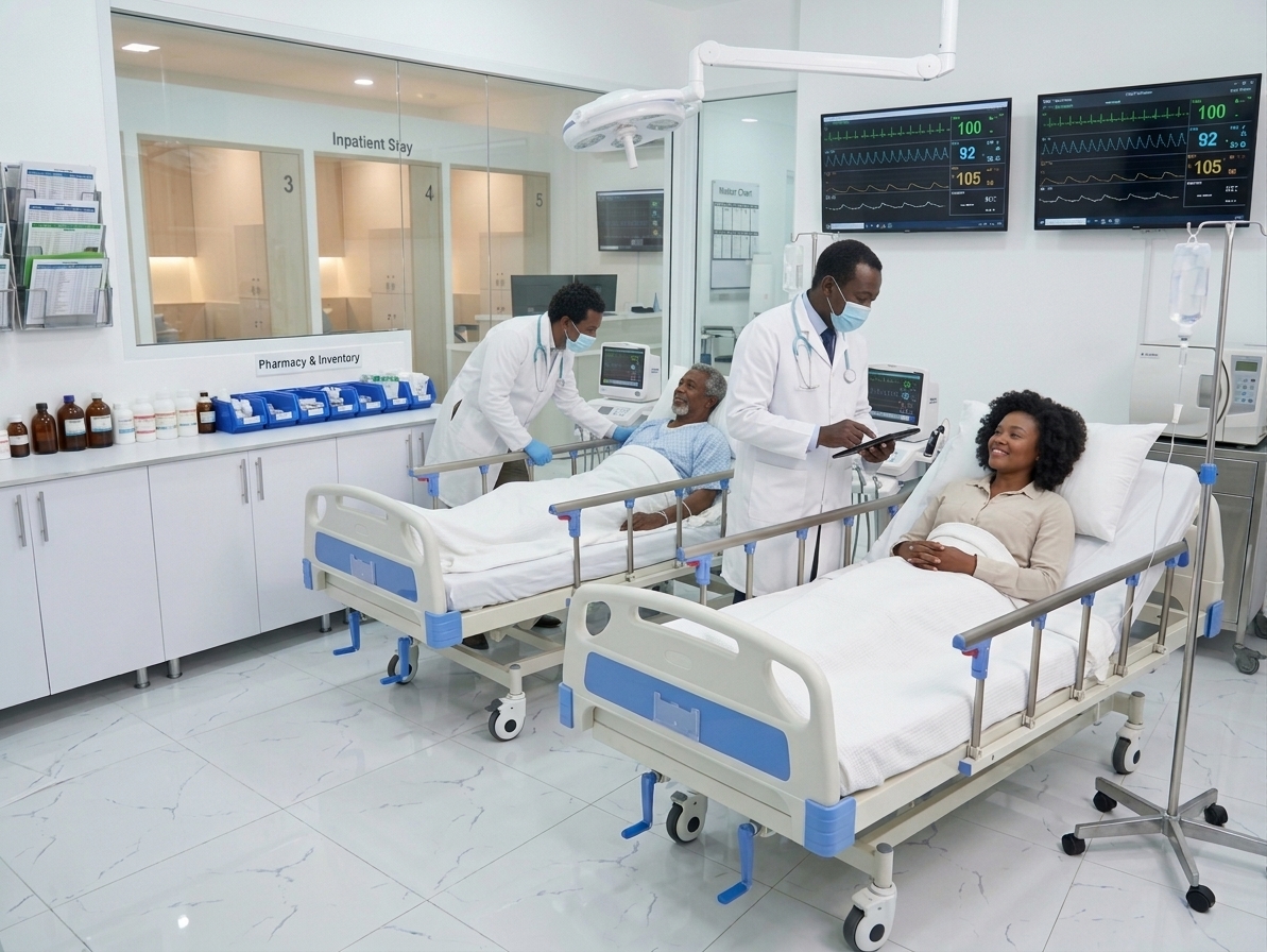 Medverse hospital service area